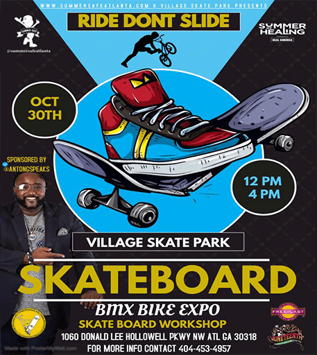 Ride Don't Slide - Flyer