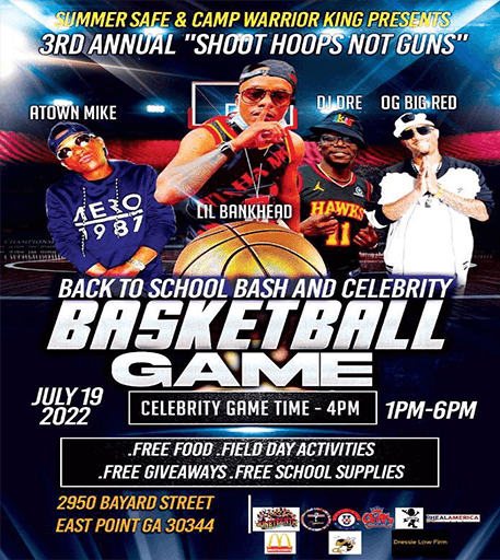 Flyer - Shoot Hoops Not Guns 22