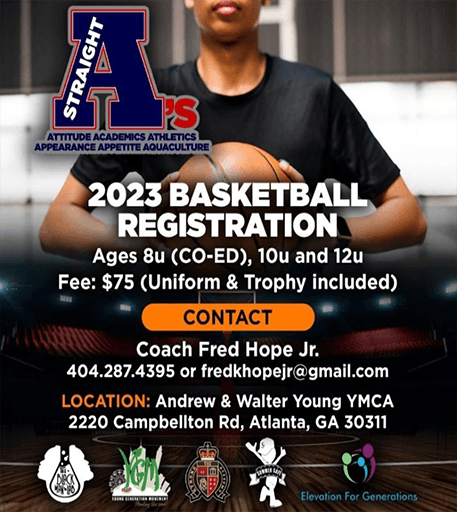 Flyer - Stright A's Basketball v1