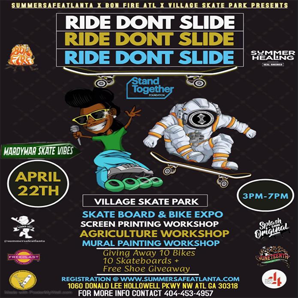 Ride Don't Slide - Flyer