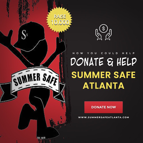 Summer Safe Atlanta - Donation Poster