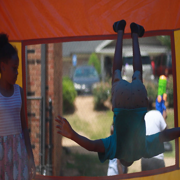 Midnight Basketball - Guys Holding Up Heal America T-shirts